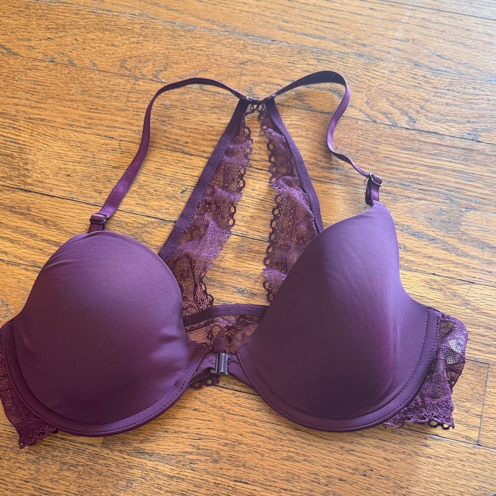 GAP Deep Purple Lace Bra